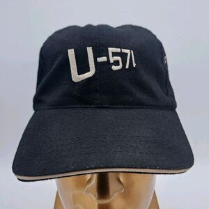 Vintatge U-571 Movie Promo Adjustable Strapback Cap Hat Black